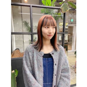 【union_okamoto】ケアブリーチを使ったデザインカ