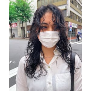 外国人風ニュアンススパイラルパーマ