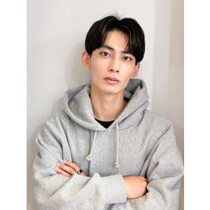 横浜☆ナチュラルセンターパート ツーブロック