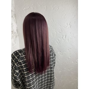 チェリーレッドカラー20代派手髪￥13200