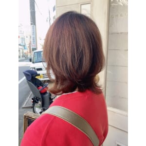 大人ガーリーなくびれ外ハネボブミディヘア梅ヶ丘美容室 - CHAINON【シェノン】掲載中