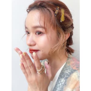 ボブアレンジ  後れ毛がかわいいヘアアレンジ【横浜】w