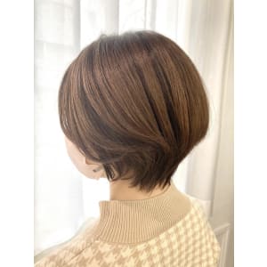 美髪/大人かわいい/こなれミディ/サンドベージュ