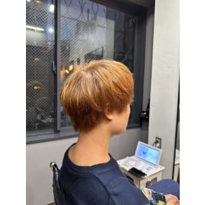 【ブリーチ オレンジベージュ メンズ】 - hair&make egerie【ヘアアンドメイクエジェリ】掲載中