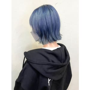【Reir下北沢】*コンパクトボブ+アイスブルー*