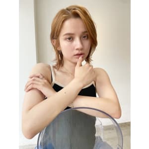 ハイトーンオレンジベージュカラー