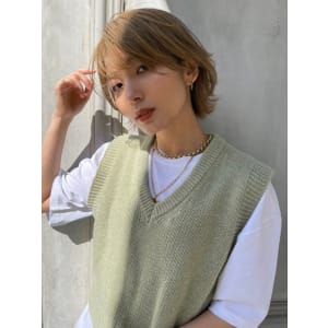 大人かわいいエアリーミディ/ショートパーマ