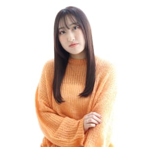 ココアベージュ×韓国風ツヤストレート×20代30代40代