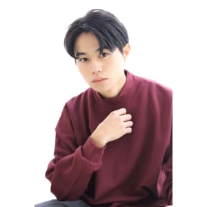 韓国風コンマヘア×ツーブロックマッシュ　20代30代40代