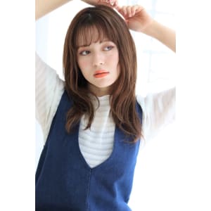 ワイドバング×ロングヘア20代30代40代