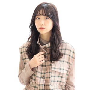 黒髪×ミディアムヘア 20代30代40代