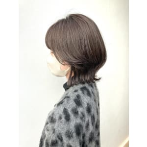 美髪/大人かわいい/こなれミディ/サンドベージュ