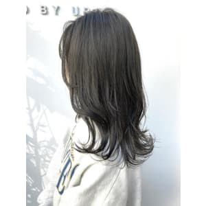 美髪/大人かわいい/こなれミディ/サンドベージュ