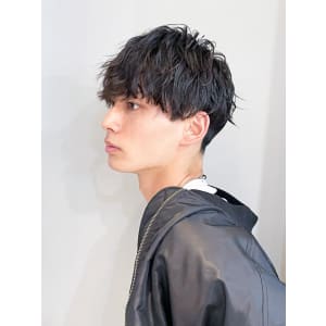 横浜☆ナチュラルツイスパ 無造作パーマ 刈り上げ