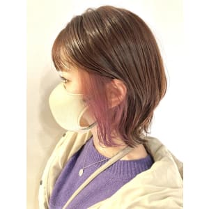 美髪/大人かわいい/こなれミディ/サンドベージュ