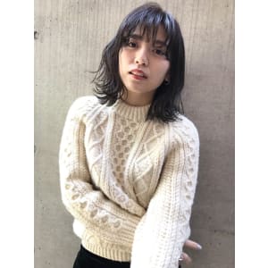 暗髪×レイヤーミディアム - mood kanazawa【ムード カナザワ】掲載中