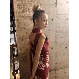 ヘアセット　アップスタイル　ヘアアレンジ