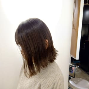 切りっぱなしボブ