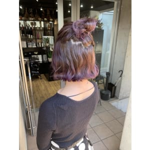 ヘアセット　アップスタイル　ヘアアレンジ