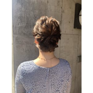 ヘアセット　アップスタイル　ヘアアレンジ