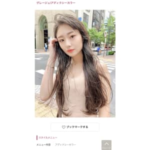 外国人風/透明感カラー/髪質改善/トリートメント