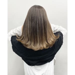 【グラデーションカラー】【バレイヤージュ】【透明感カラー】