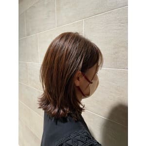 30代40代大人可愛い小顔外ハネボブ/ウルフ/ハイライト
