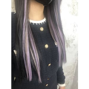 エクステ/インナーエクステ/ラベンダー/グレージュ