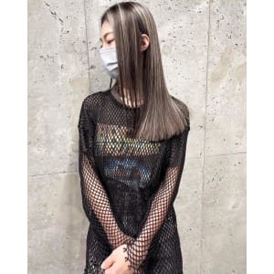 ★スクエアなロングボブのハイライト★