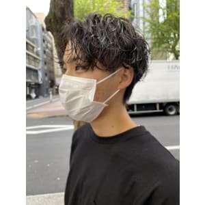 大人の波巻きパーマ