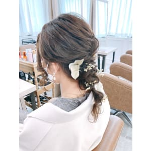 美髪/大人かわいい/こなれミディ/サンドベージュ