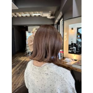 【ブリーチ ダブルカラー ブラウンカラー】