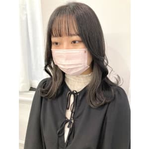 美髪/大人かわいい/こなれミディ/サンドベージュ