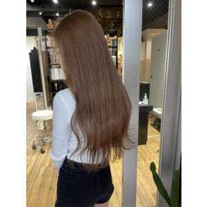 ホワイトグレージュ コンマヘアくすみブルー ダークアッシュ	