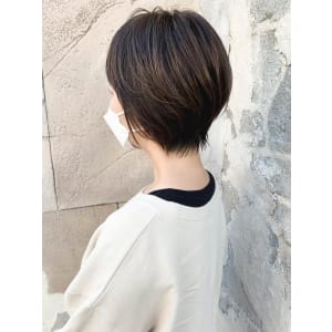 【151e_戸塚】*小顔ショート+モノトーングレージュ*