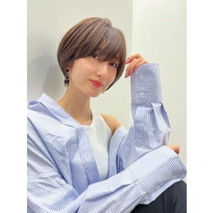 【長谷川】ココアベージュな大人美人ショート