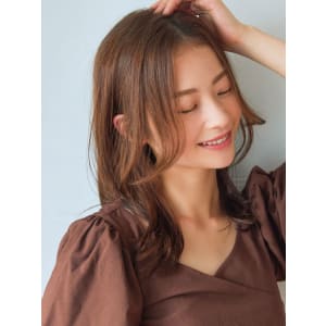 韓国風大人くびれヘア(ツヤ感カラ/髪質改善/フェイスレイヤー
