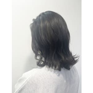 大人可愛い/暗めブルーグレージュ