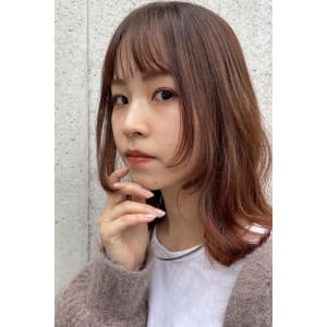オレンジベージュカラー×シースルーバング - K:R鶴川【カールツルカワ】掲載中