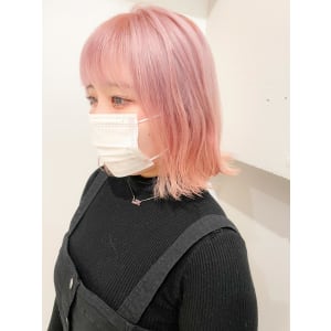 ダブルカラーでつくるシアピンク 【横浜】w