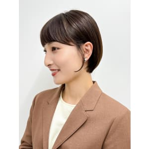 【長谷川】ココアベージュショートボブ