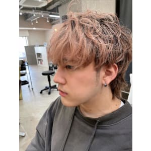 【メンズ】　ベージュピンク