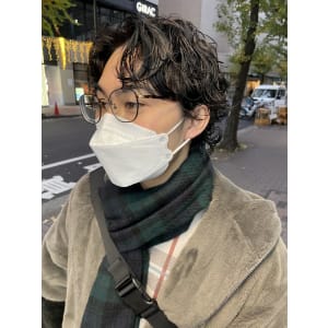 常田大希風マッシュウルフパーマ