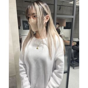 ★バングありのバレイヤージュデザイン★