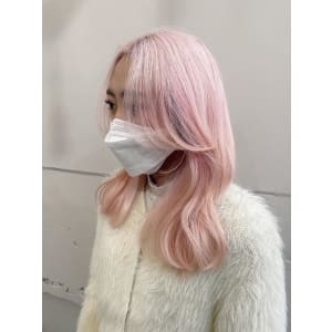 顔周りレイヤー 前髪 韓国ヘア【横浜】