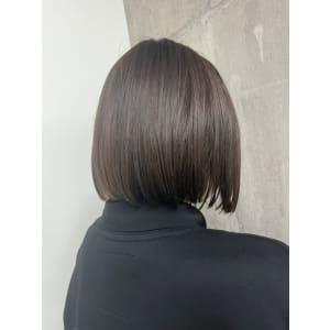 ミディアム　切りっぱなしボブ - ROCA by teatro hair salon【ロカ】掲載中