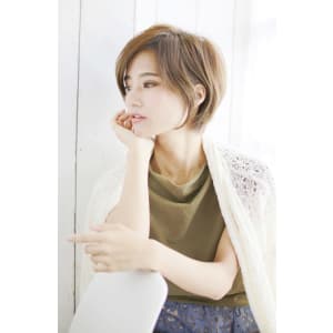 大人ツヤ感ショートボブ【髪質改善・個室サロン】
