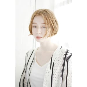 ミニマムなセンターパートボブ【髪質改善・個室サロン】