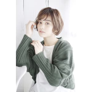 アシンメトリーな小顔セシルカット【髪質改善・個室サロン】