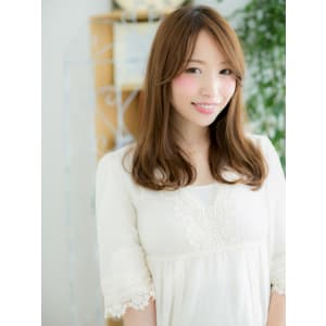 【浅草美容院HANARE】フェミニティ♪ツヤ髪ゆるふわロング